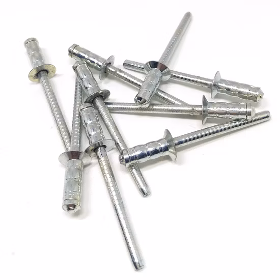 Multi-Grip-Blindnieten aus Edelstahl, hochfeste Multi-Grip-Blindnieten, Kuppelkopf, Doppelgriff, Avex Pop-Nieten im Solarpanel mit hoher Stabilität