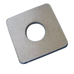 Direkter Hersteller Metall DIN436 304 316 Edelstahl M6-M20 quadratische flache Unterlegscheibe mit rundem Loch